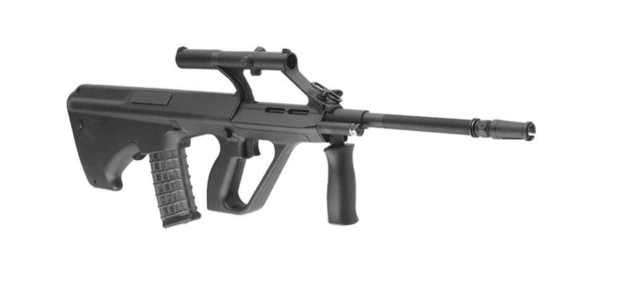 Snow wolf aug aeg with scope (sw-020a - black) - Airsoft Guns Used In Movies / Games - view 3