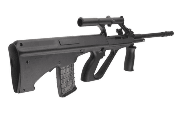 Snow wolf aug aeg with scope (sw-020a - black) - Airsoft Guns Used In Movies / Games - view 5