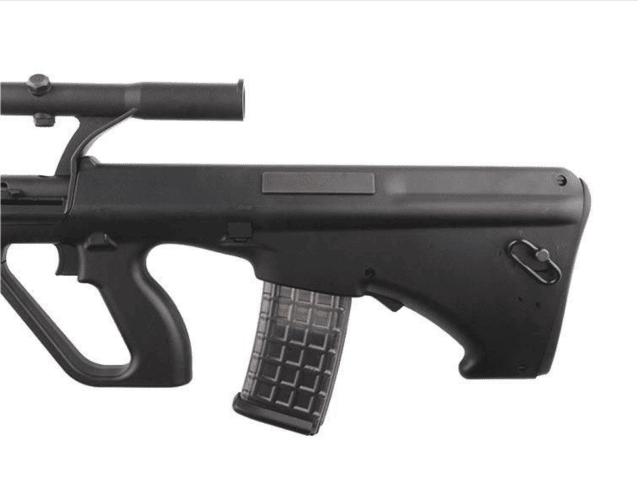Snow wolf aug aeg with scope (sw-020a - black) - Airsoft Guns Used In Movies / Games - view 7