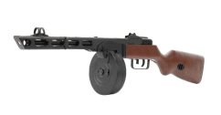 Snow wolf ppsh aeg (real wood - sw-09w - dual magazine)