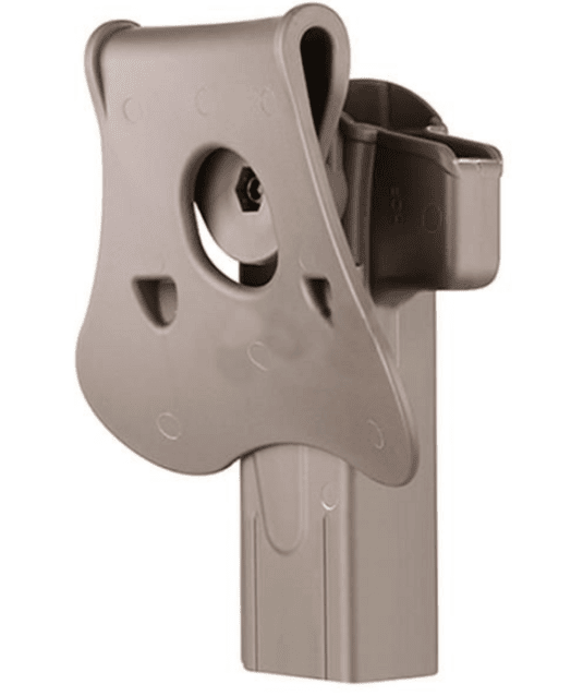Amomax Series Holster for Hi-capa pistol polymer - Right Tan - airsoft Lock In Style holster - view 3