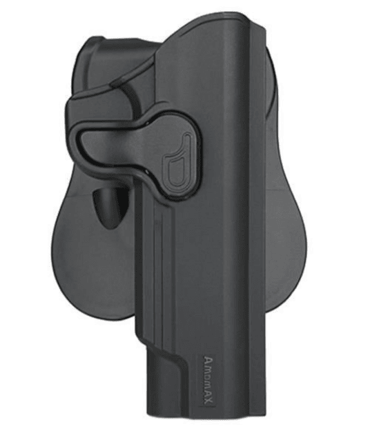 Amomax 1911 series holster (polymer - series 1911 - black) - airsoft Lock In Style holster - view 2