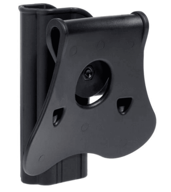 Amomax Glock Series Holster (Polymer - For WE-TM-KJW - Black) - airsoft Lock In Style holster - view 3