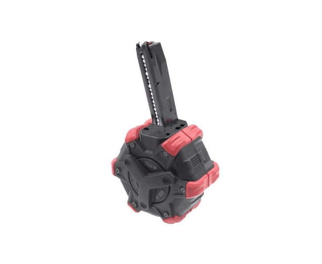 Armorer works custom adaptive drum magazine (aw-drmg04 - m9 series) - Airsoft Pistol Magazines