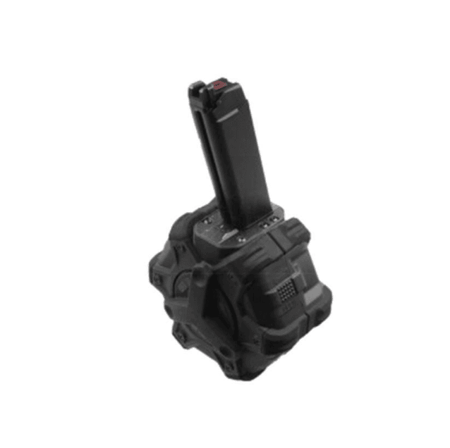 Armorer works custom adaptive drum magazine (aw-drmg06 - vx series - black) - Airsoft Pistol Magazines - view 4
