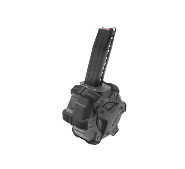 Armorer works custom adaptive drum magazine (aw-drmg07 - hx series - black) - Airsoft Pistol Magazines - view 3
