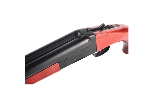 Hwasan mad max double barrel shotgun (long – fixed hard real wood stock) - Gas Airsoft Shotguns - view 3