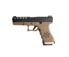 Armorer works custom hex-cut g series 17  (aw-vx0111 - tan)