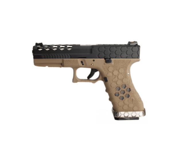 Armorer works custom hex-cut g series 17  (aw-vx0111 - tan) - Airsoft G Series / EU Series