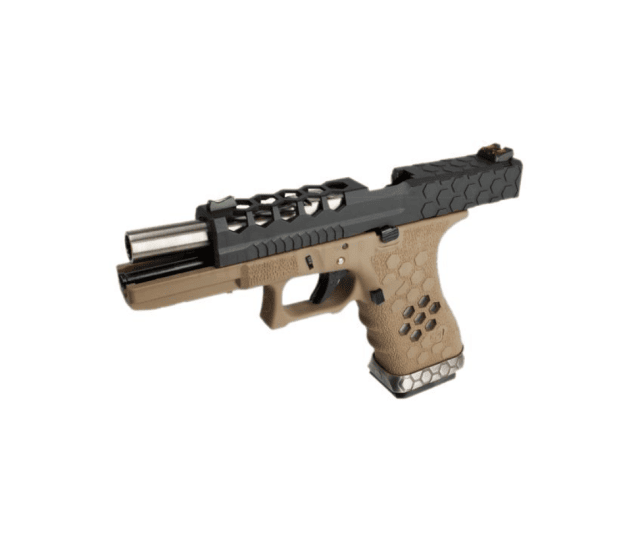 Armorer works custom hex-cut g series 17  (aw-vx0111 - tan) - Airsoft G Series / EU Series - view 3