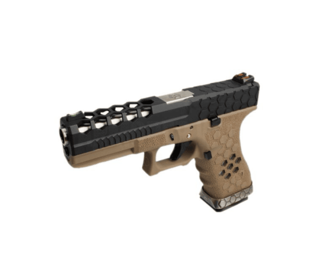 Armorer works custom hex-cut g series 17  (aw-vx0111 - tan) - Airsoft G Series / EU Series - view 2