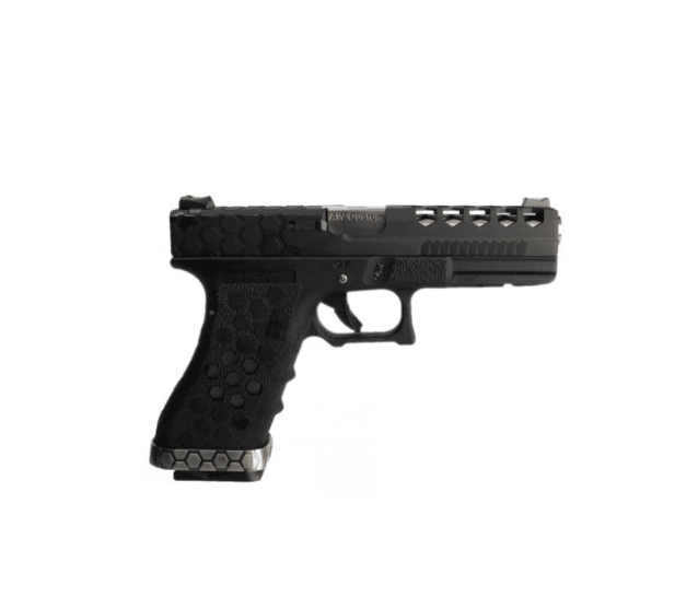Armorer works custom hex-cut g series 17 (aw-vx0101 - black) - Airsoft G Series / EU Series - view 3