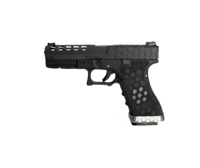 Armorer works custom hex-cut g series 17 (aw-vx0101 - black) - Airsoft G Series / EU Series - view 2
