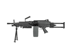A&k m249 para with sound control drum magazine (black - ak-m249-para-p)