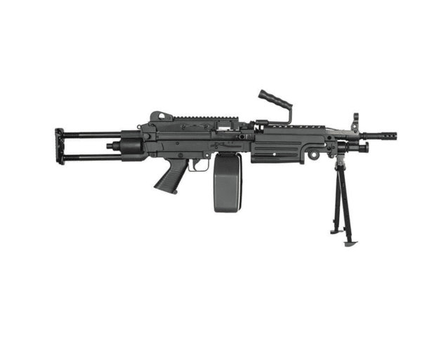 A&k m249 para with sound control drum magazine (black - ak-m249-para-p) - Airsoft Support Rifles - view 2