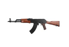 Double bell ak (wooden handguard and stock - metal body - 001b)