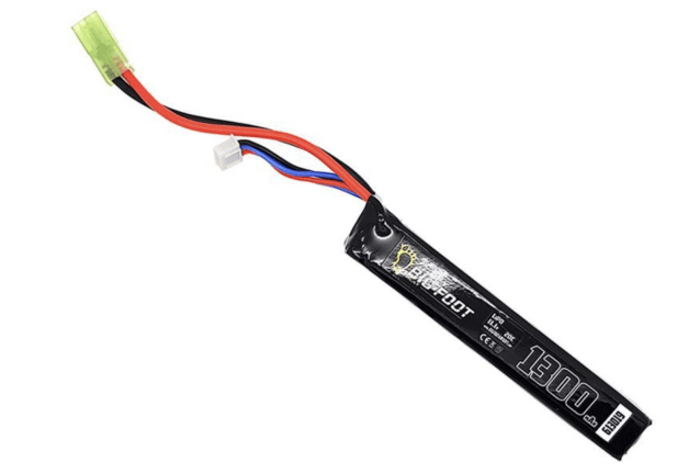Big Foot Heat Lipo Battery 1300 mAh 11.1v 20c (Stick - 130mm)