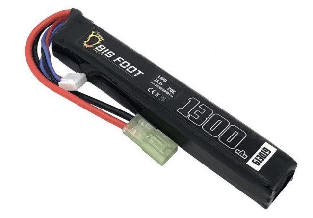 Big foot heat lipo battery 1300 mah 11.1v 20c (stick - 130mm) - Big Foot