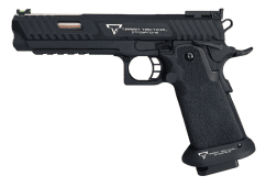 Armorer works x taran tactical international island recon jw3 combat master gbbp (tti - full metal - black - tt-cm0200)