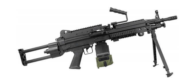 S&t m249 para sports line aeg with drum magazine (black - staeg103pabs) - Airsoft Support Rifles - view 3