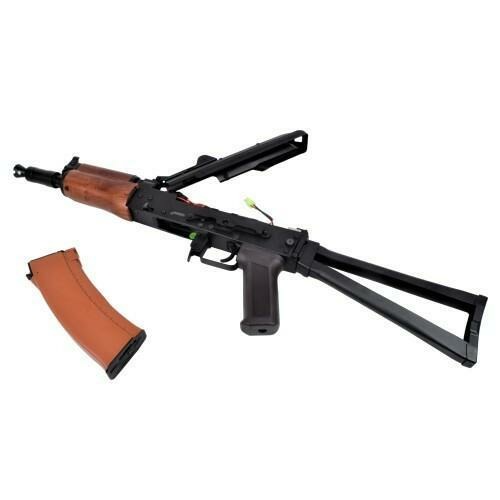 Cyma electric rifle aks-74u real wood (cm035) - Cyma - view 2