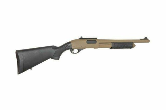 Golden eagle m870 tri-shot gas pump action shotgun (8870)tan v2 - Golden Eagle - view 3