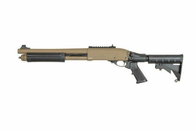 Golden Eagle M870 Tri-Shot Gas Pump Action Shotgun (8871)Tan