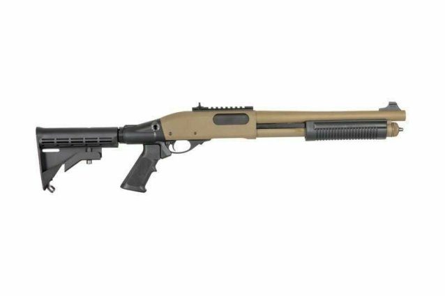 Golden eagle m870 tri-shot gas pump action shotgun (8873)tan - Golden Eagle - view 3