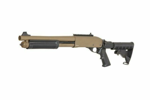 Golden eagle m870 tri-shot gas pump action shotgun (8873)tan - Golden Eagle - view 8