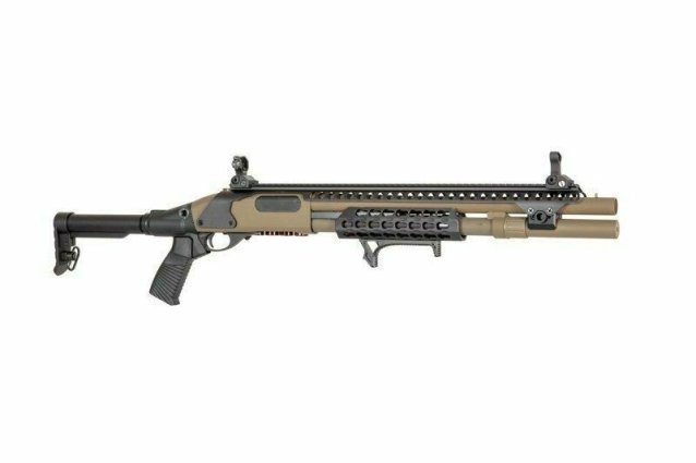 Golden eagle m870 tri-shot gas pump action shotgun (8875)tan - Golden Eagle - view 6