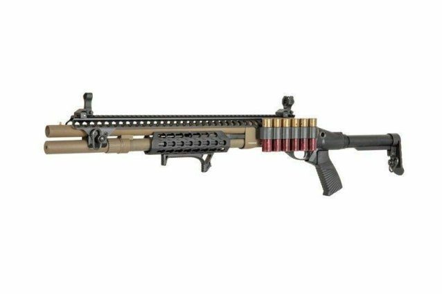 Golden eagle m870 tri-shot gas pump action shotgun (8875)tan - Golden Eagle - view 7