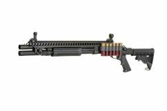 Golden eagle m870 tri-shot gas pump action shotgun (8874)black