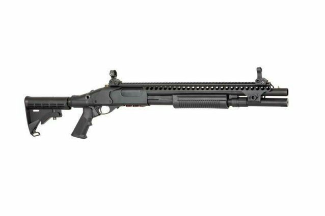 Golden eagle m870 tri-shot gas pump action shotgun (8874)black - Golden Eagle - view 7