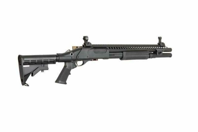 Golden eagle m870 tri-shot gas pump action shotgun (8874)black - Golden Eagle - view 6