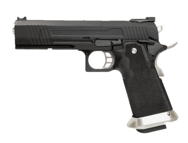 Armorer works custom hi-capa gbbp (split black slide - black frame - aw-hx1002) - Airsoft Hi Capa Pistols