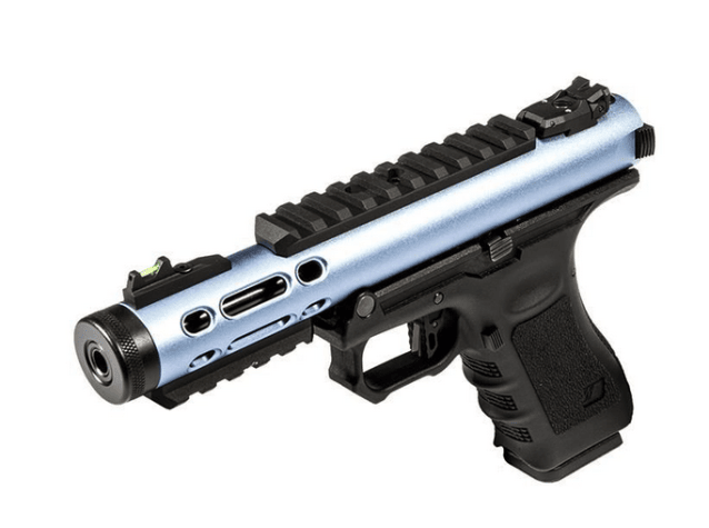 We galaxy g series gas blowback pistol (blue) - Two Tone Airsoft Gun