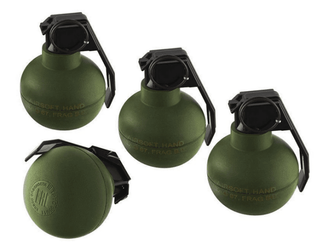 Tag innovations tag-67 hand grenade (x6) (green - tag67) - Airsoft Grenades - view 2