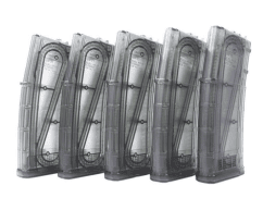 Ares m4 amag aeg magazine (5pcs box set - 130 rounds - transparent)
