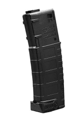 Amoeba by ares m4 pmag mid-magazine (140 rounds - pack of 5 - black)