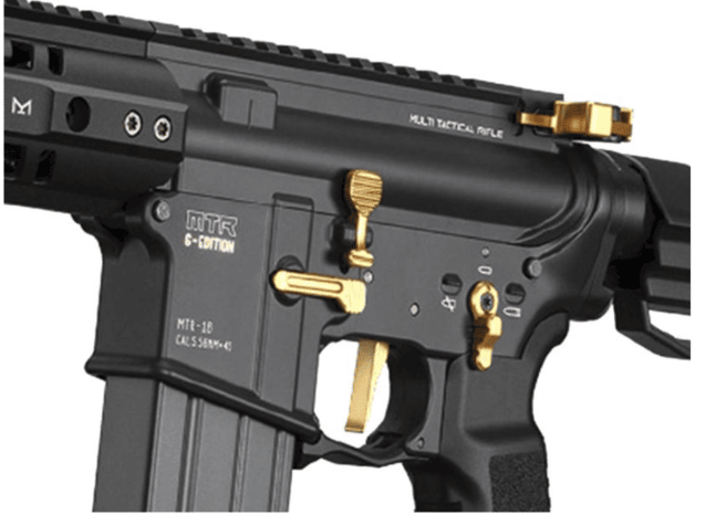 Tokyo marui mtr16 gas blowback rifle (m4 gold edition - black) - Tokyo Marui - view 4