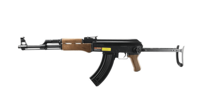 Golden eagle ak with folding stock carbine aeg (black - inc. battery and charger - 6801) - New Airsoft Products