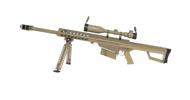 Barrett M82A1 Electric AEG Sniper Rifle (Snow Wolf ) Tan