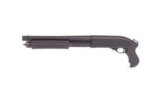 Golden eagle m870 breacher tri-shot gas pump action shotgun (short - black - m8881 - v2)