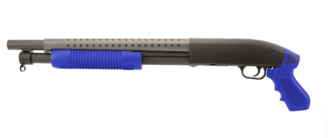 De m58b spring action shotgun (blue) - Two Tone Airsoft Gun