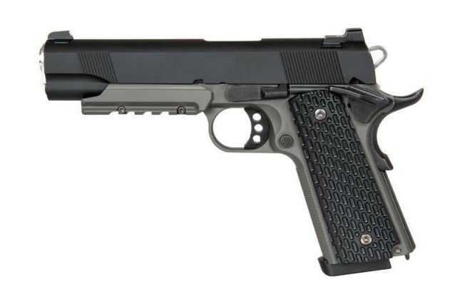 Tokyo marui 1911 knight warrior gbb pistol black - Airsoft 1911 Pistols