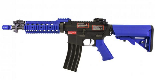 Nuprol delta pioneer defender m4 aeg rifle two tone - Two Tone Airsoft Gun
