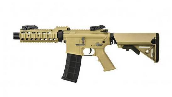 Nuprol delta pioneer breacher m4 aeg rifle tan - Nuprol