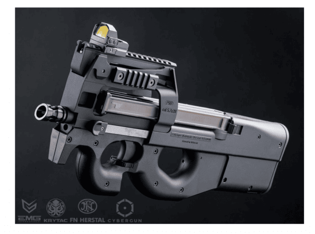 Fn herstal p90 smg aeg (by krytac/emg - black - krytac-fnp90-bk02) - Krytac - view 6