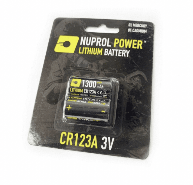 Nuprol cr123a 3v battery - New Airsoft Products