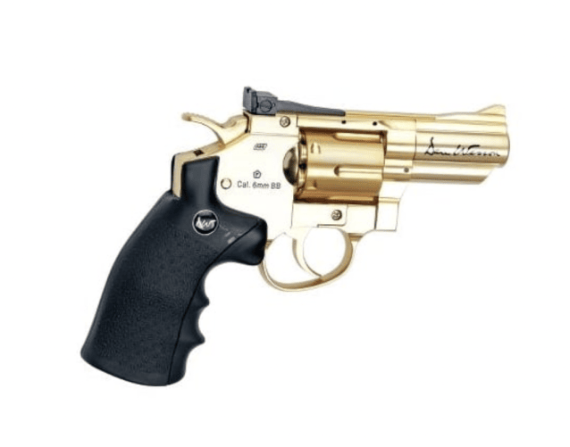 Dan wesson 2.5" gold revolver 6mm - All Airsoft Gas Pistols - view 2